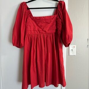 Abercrombie & Fitch Red Mini Dress